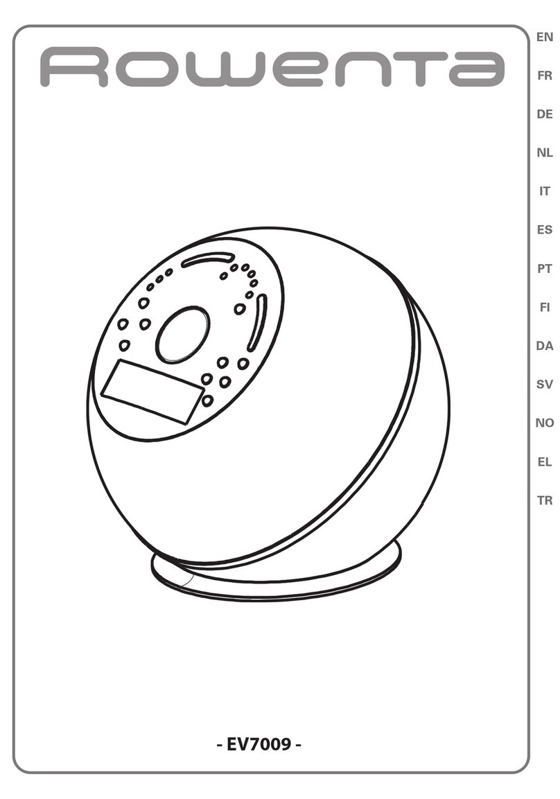 Rowenta SUNSHINE manual