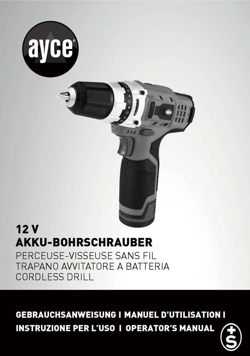 Ayce PLCDL-M136JS-12V Operator's manual