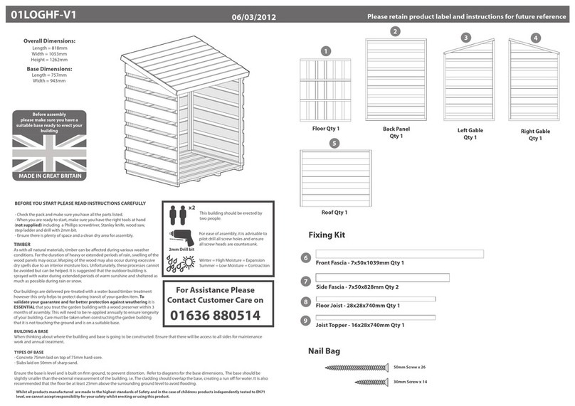 Mercia Garden Products 01LOGHF-V1 manual Mercia Garden Products 01LOGHF-V1 manual