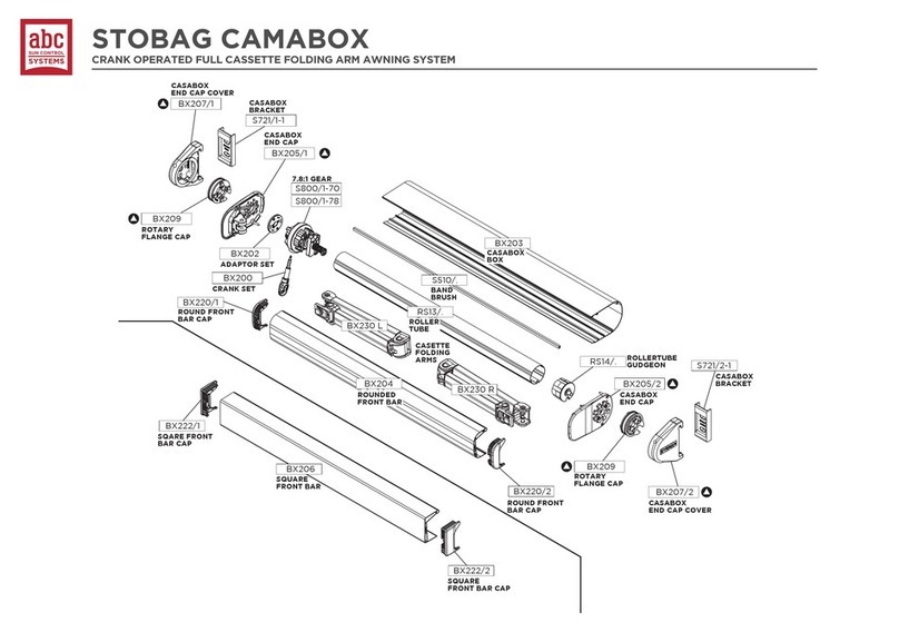 abc Sun Control STOBAG CAMABOX BX4000 installation guide abc Sun Control STOBAG CAMABOX BX4000 installation guide