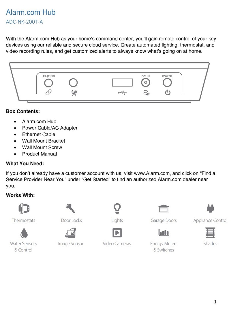 Alarmcom ADC-NK-200T-A User manual
