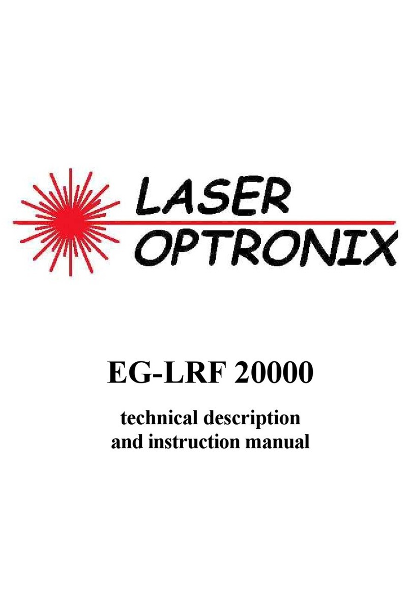 Laser Optronix EG-LRF 20000 Technical description and instruction manual