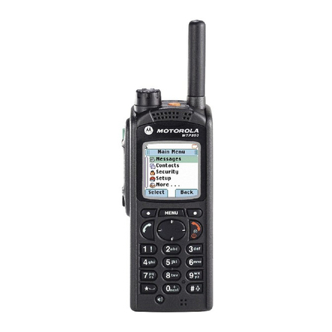 Motorola MTP850 Operating and maintenance manual