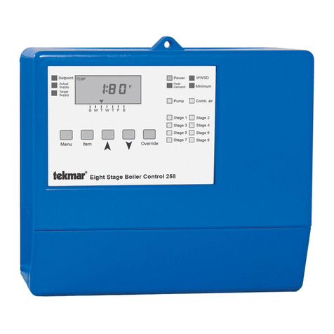Tekmar Eight Stage Boiler Control 258 Data brochure Tekmar Eight Stage Boiler Control 258 Data brochure