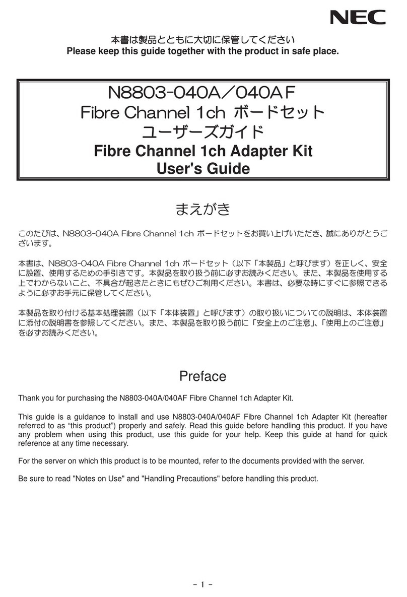 NEC N8803-040A user guide