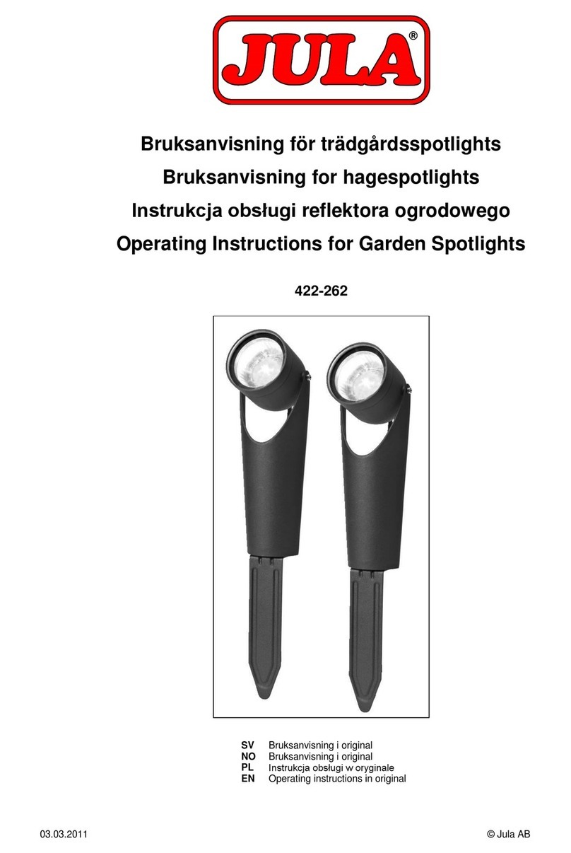 Jula 422-262 operating instructions