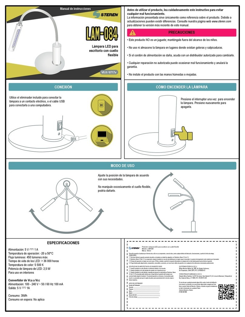 Steren LAM-084 user manual
