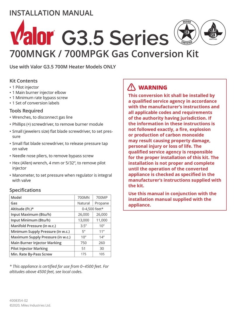 Valor G3.5 Series User manual Valor G3.5 Series User manual