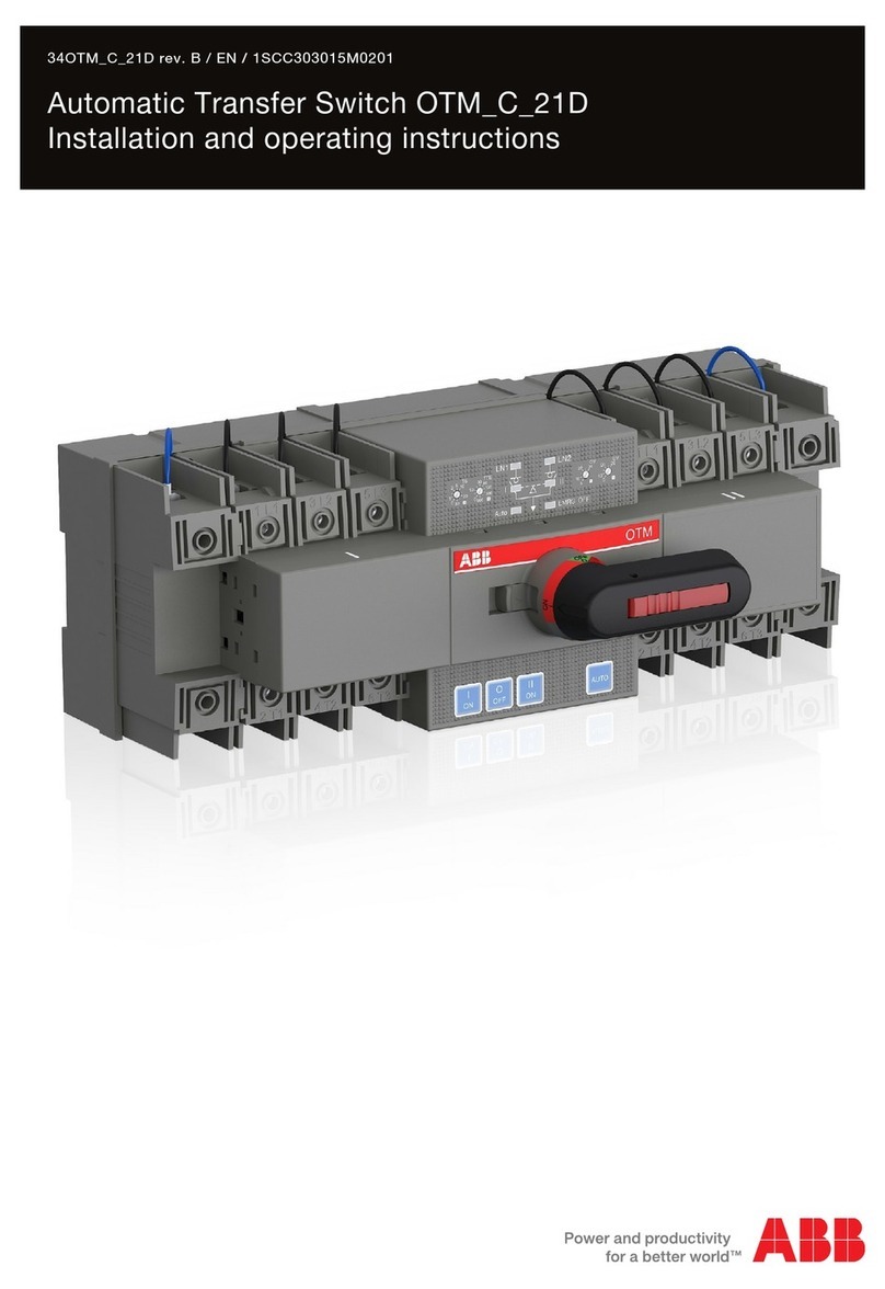 ABB OTM C 21D Installation and operating instructions ABB OTM C 21D Installation and operating instructions