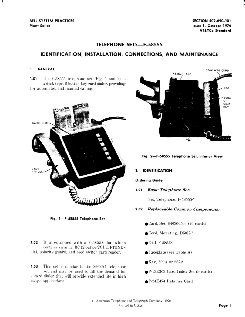 Bell F-58555 Identification, Installation, Connections, and Maintenance