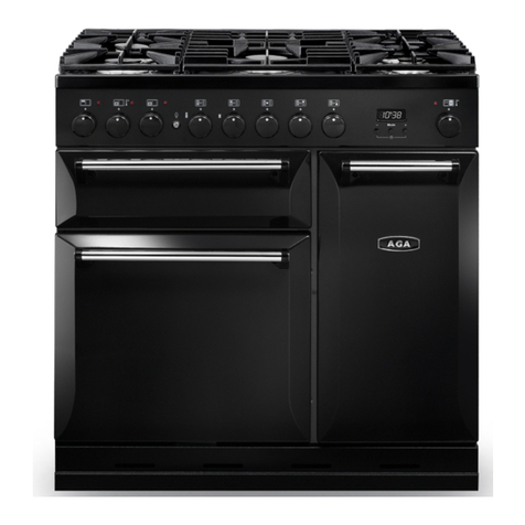 AGA MASTERCHEF DELUXE 90 DUAL FUEL Instruction Manual
