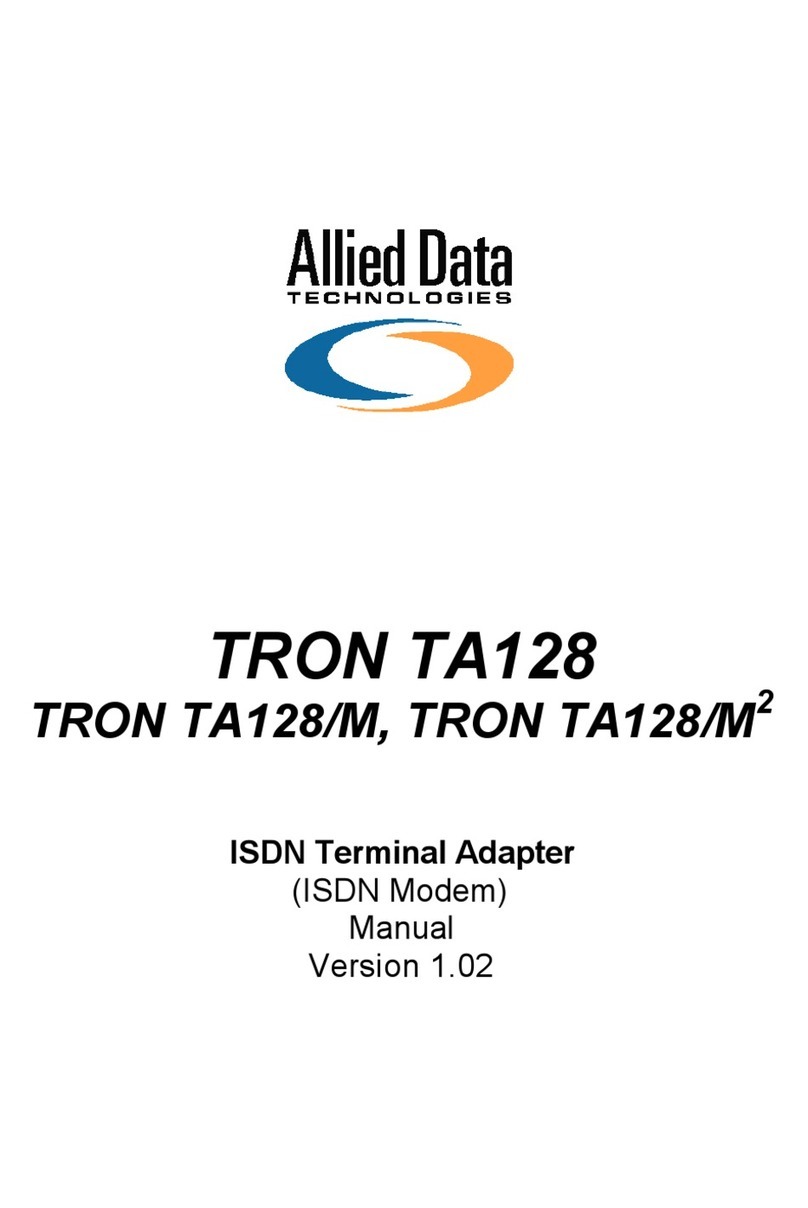Allied Data Tron TA 128 Series manual