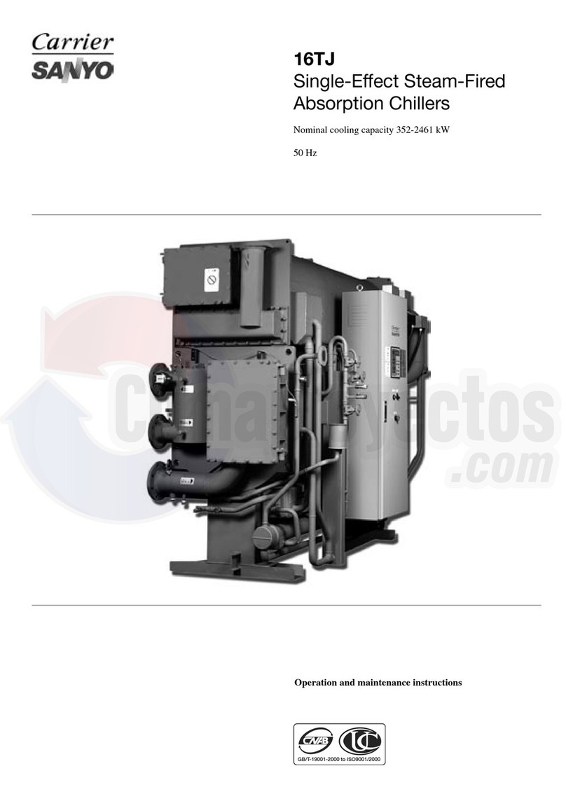 Carrier Sanyo 16TJ Troubleshooting guide
