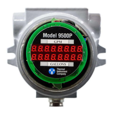 Thermal Instrument Co. 9500P Operation & installation manual