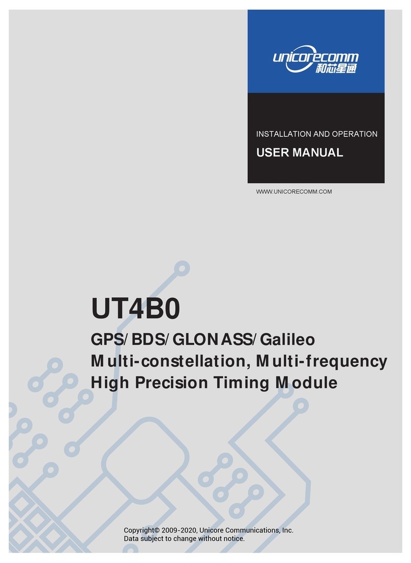 UNICORECOMM UT4B0 User manual UNICORECOMM UT4B0 User manual