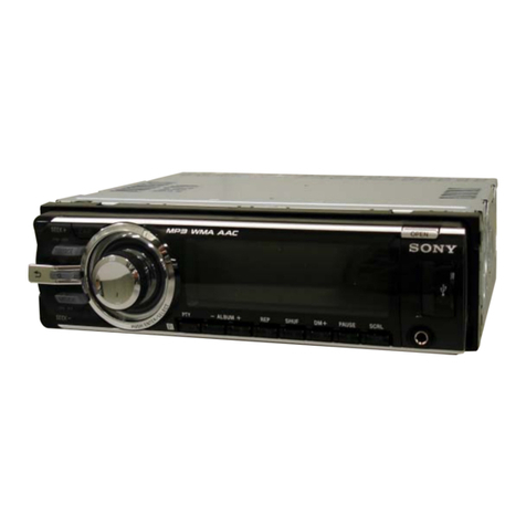 Sony CDX-GT63UIW - Fm/am Compact Disc Player Service manual