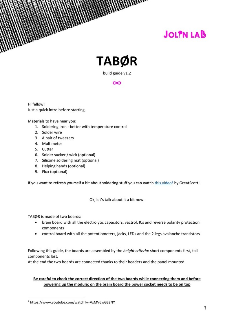 JOLIN LAB TABOR Build guide