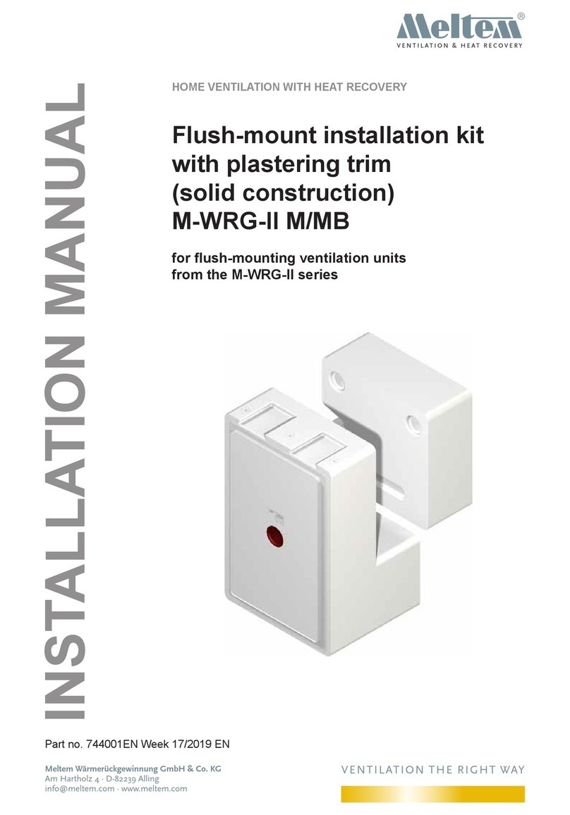 Meltem M-WRG-II M installation manual