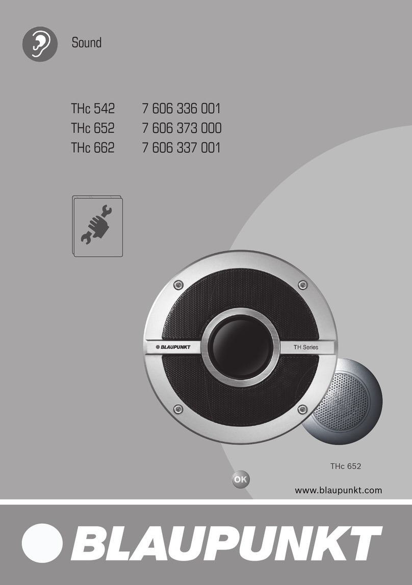 Blaupunkt THc 542 manual