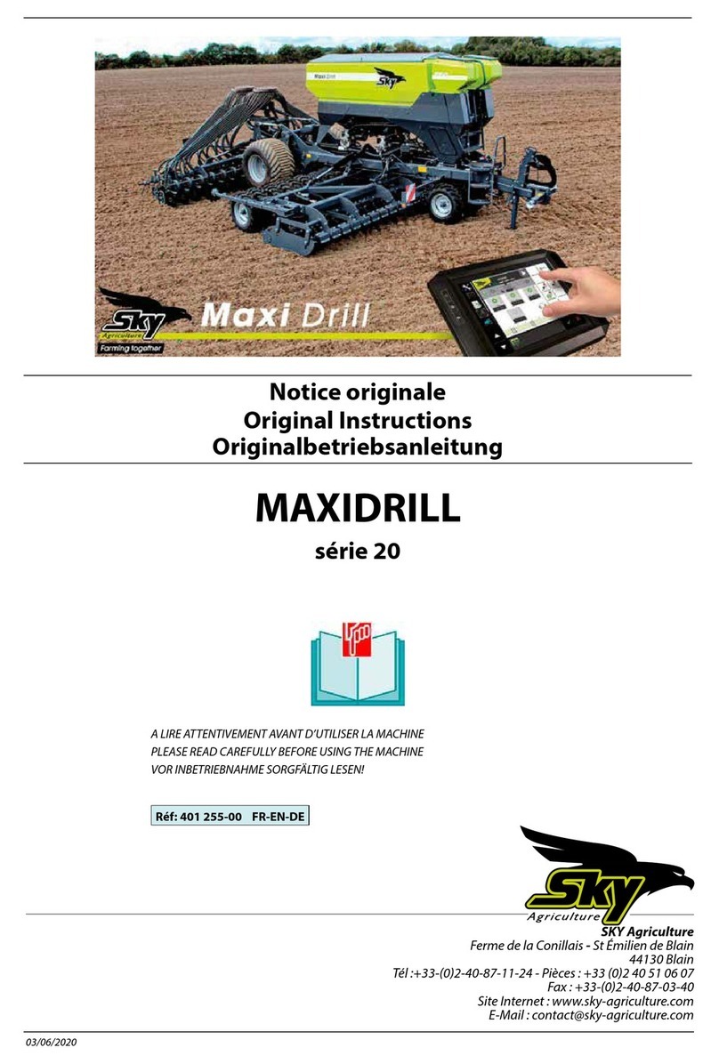 SKY Agriculture MAXIDRILL 20 Series Original instructions