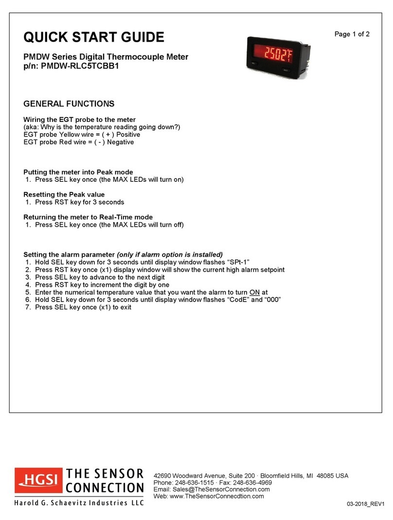 HGSI PMDW Series quick start guide