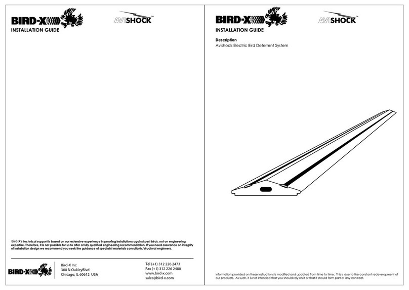 Bird-X AVISHOCK Energiser User manual