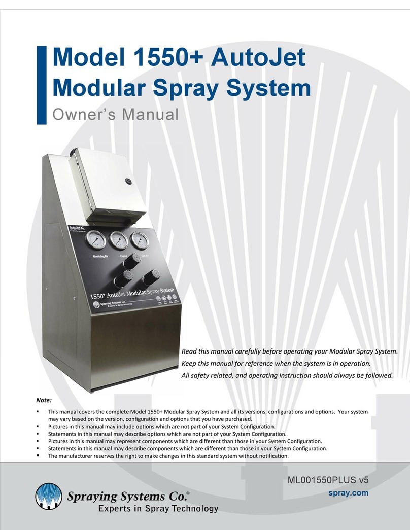 Spraying Systems 1550+ AutoJet owner's manual