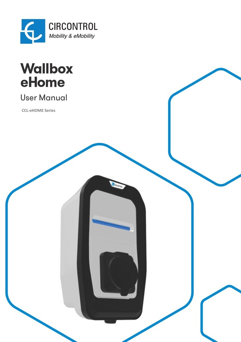 Circontrol Wallbox eHome CCL-eHOME Series user manual