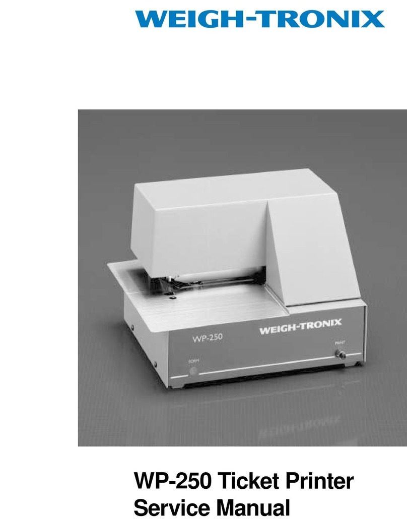 Avery Weigh-Tronix WP-250 User manual Avery Weigh-Tronix WP-250 User manual