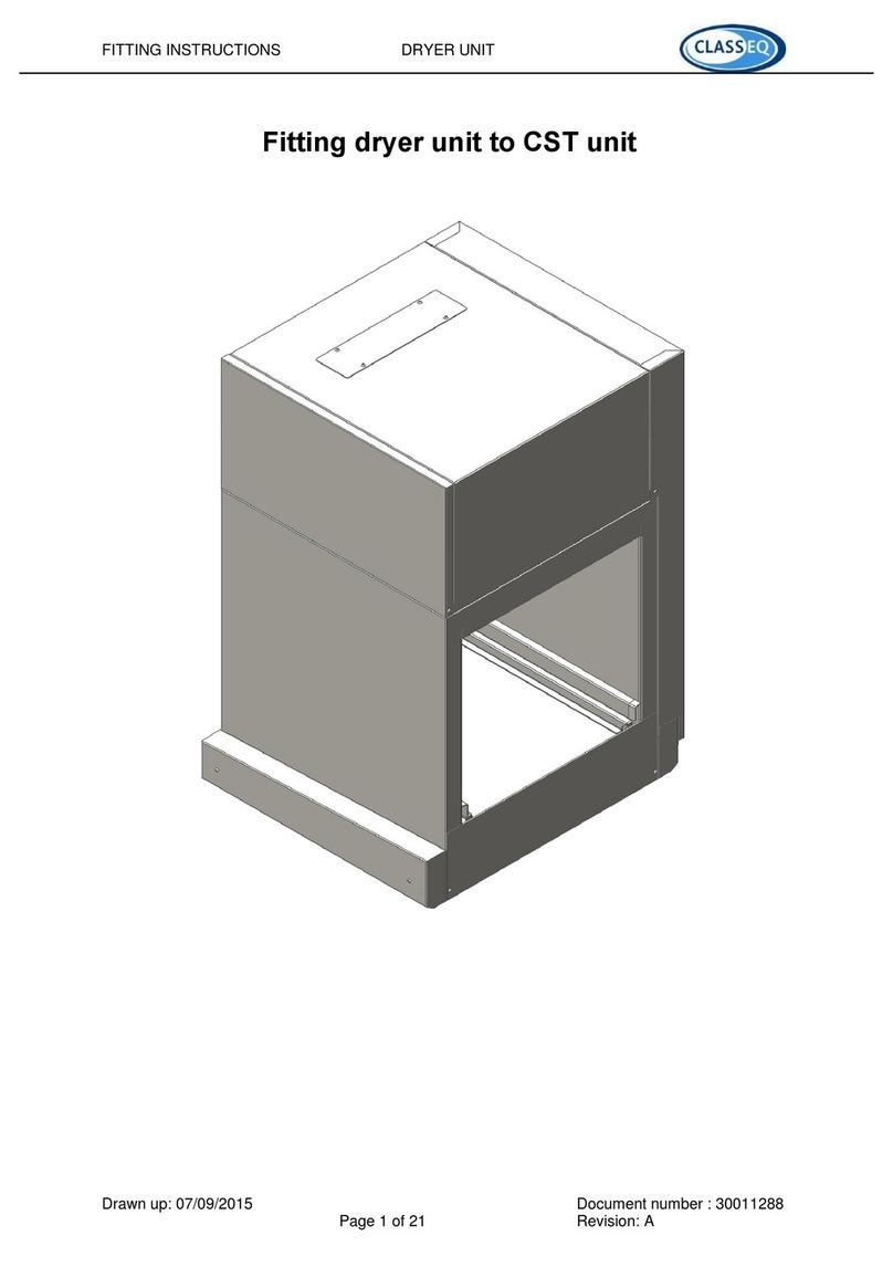 Classeq CST 100 Fitting instructions