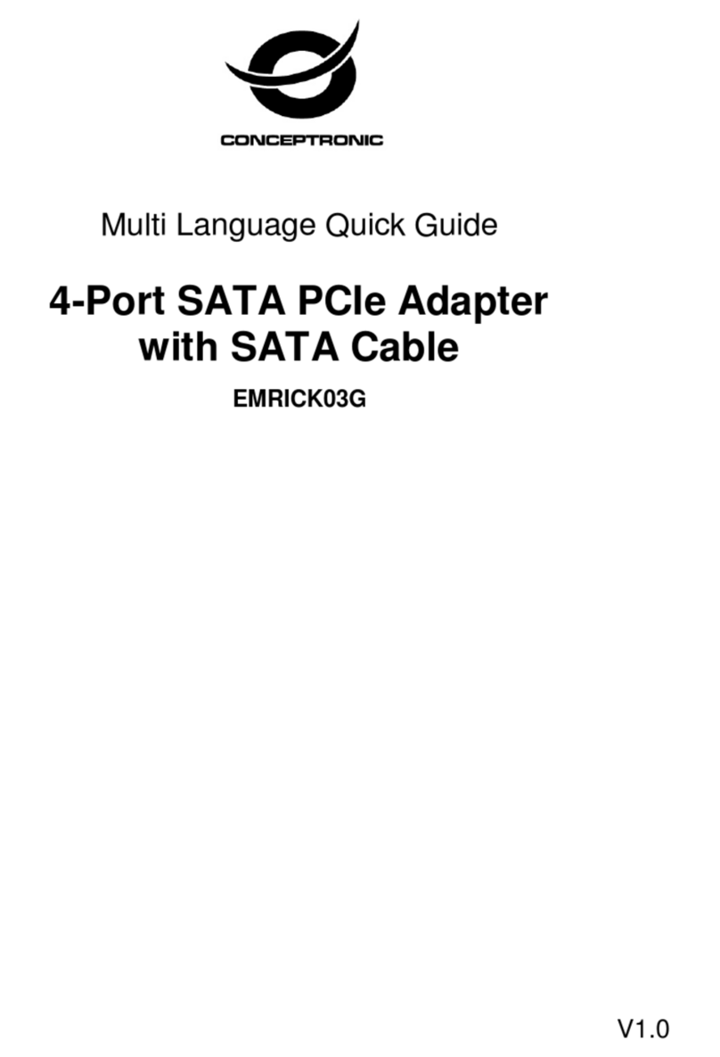 Conceptronic EMRICK03G Multi Language Quick Guide