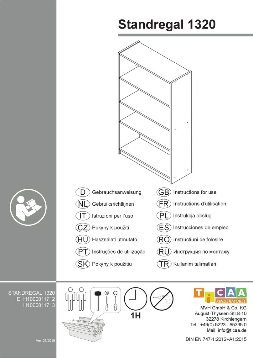 Ticaa Standregal 1320 User manual