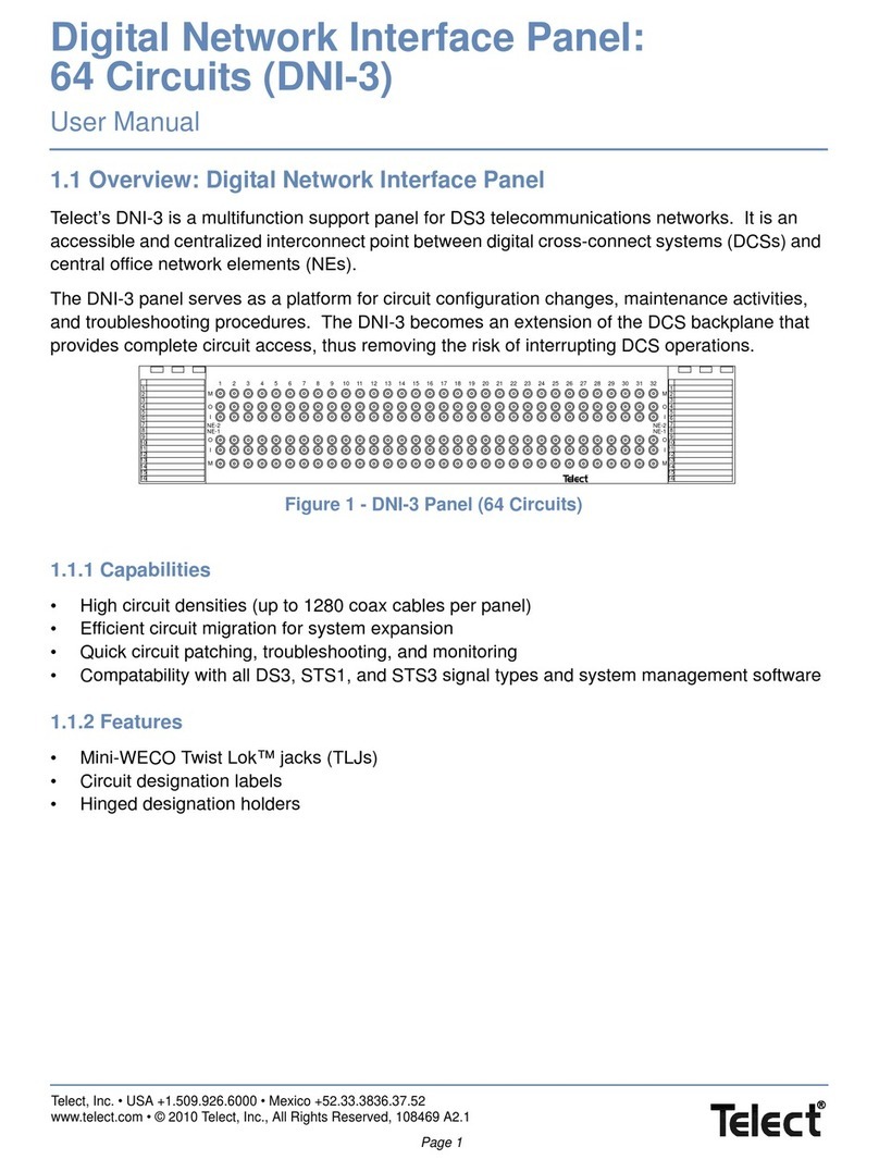 Telect DNI-3 user manual