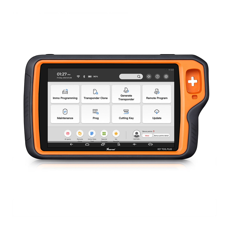 Xhorse KEY TOOL PLUS user manual