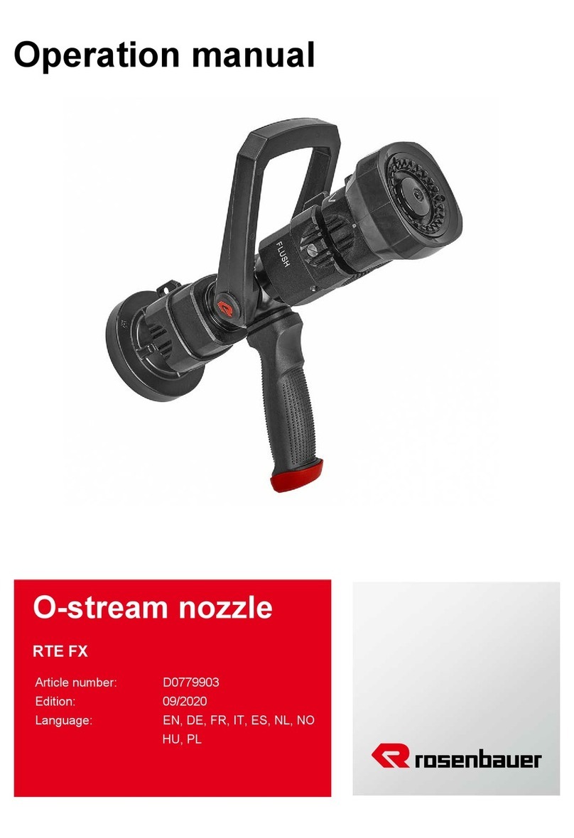 Rosenbauer O-stream RTE FX Series Operation manual