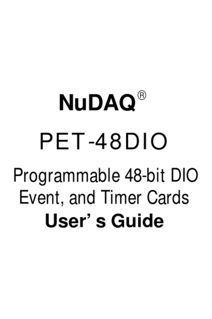 NuDAQ PET-48DIO User manual