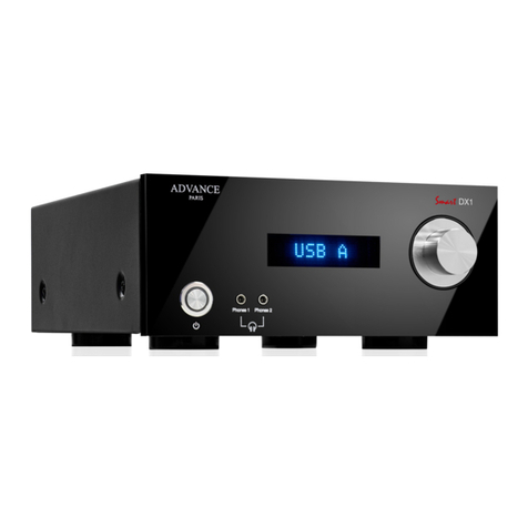 Advance acoustic DX1 quick start