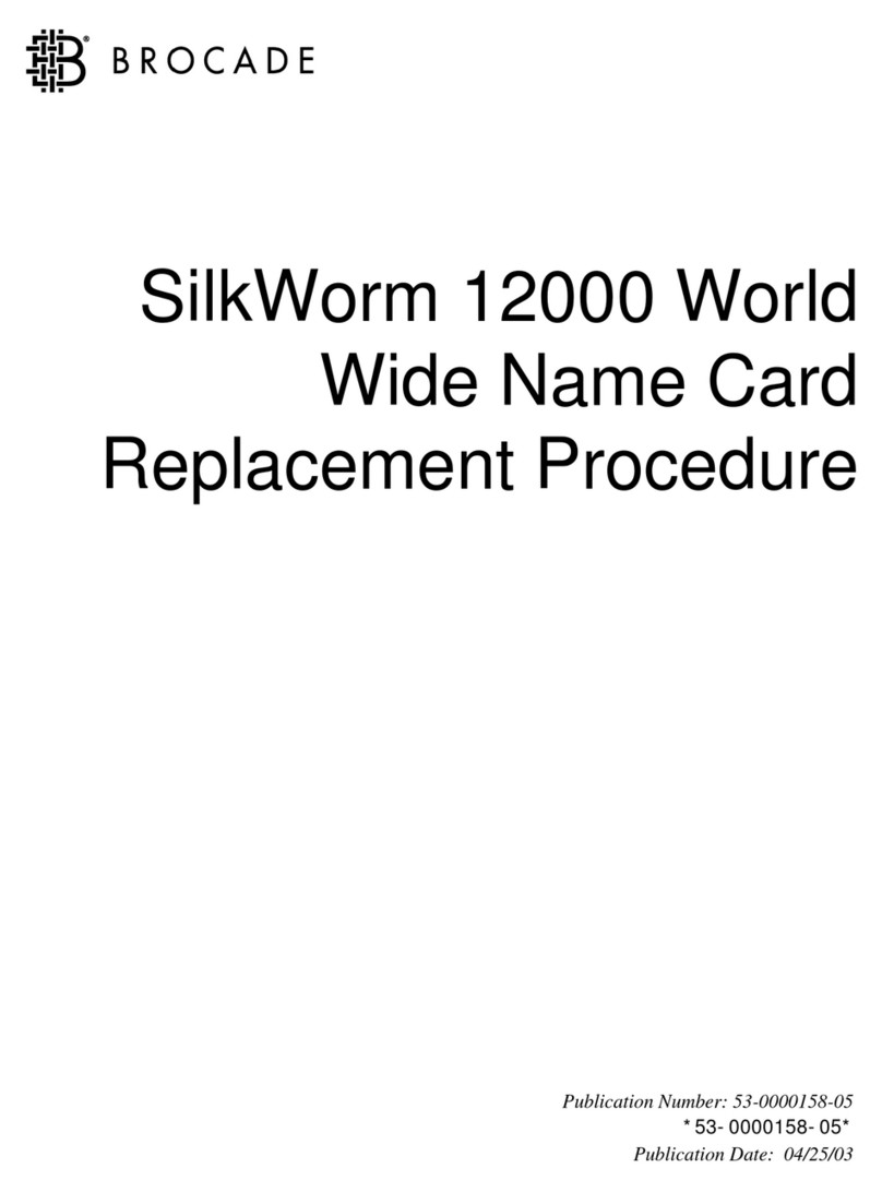 Brocade Communications Systems SilkWorm 12000 Use and care manual Brocade Communications Systems SilkWorm 12000 Use and care manual