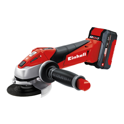 EINHELL TE-AG 18/115 Li Kit User manual