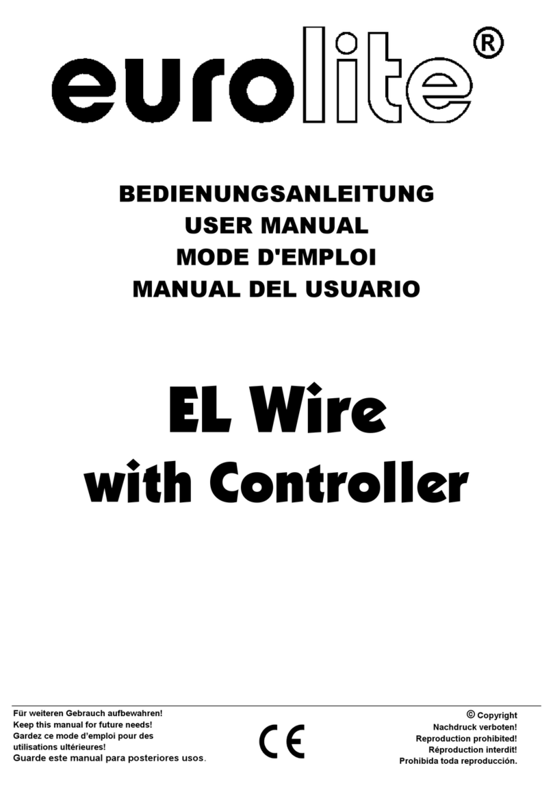 EuroLite EL Wire Series user manual