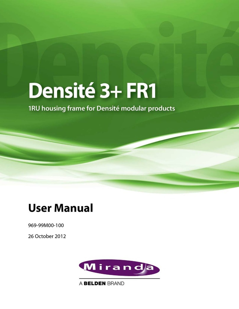 Belden Miranda DENSITE 3+ FR1 User manual
