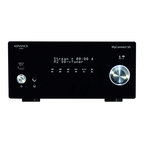 Advance Paris MyConnect 50 quick start