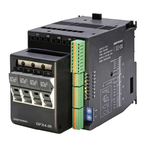 gefran GFX4-IR Installation and operation manual