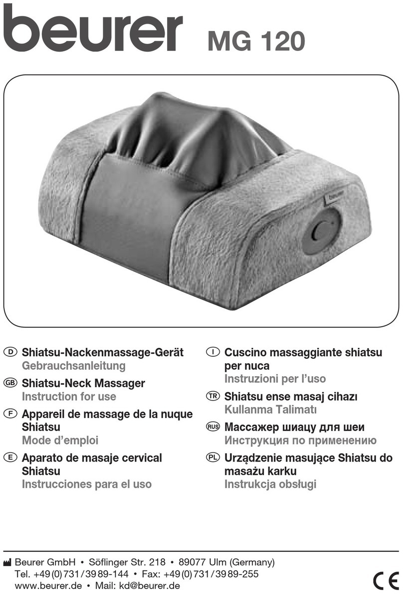 Beurer MG 120 User manual