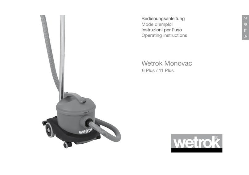 Wetrok Monovac 6 Plus User manual