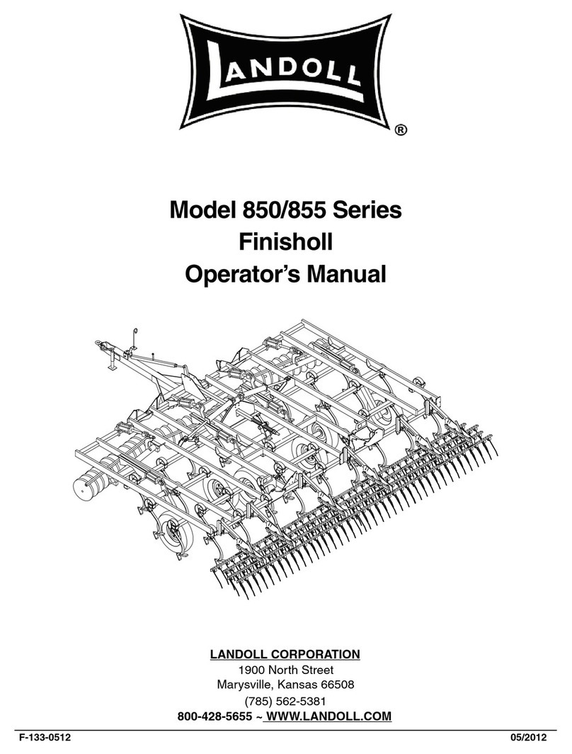 Landoll 850 FINISHOLL Series Operator's manual Landoll 850 FINISHOLL Series Operator's manual