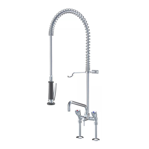 KWC GASTRO 802340 Installation and service instructions