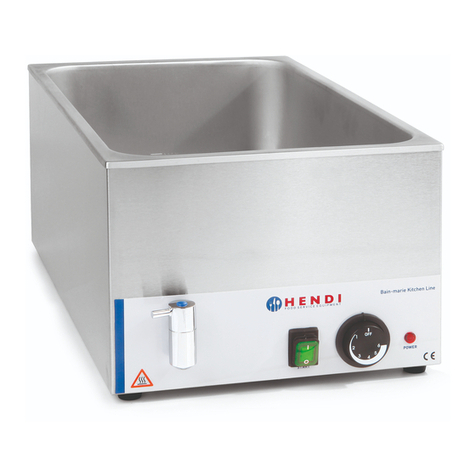 Hendi BAIN-MARIE KICHEN 238905 user manual