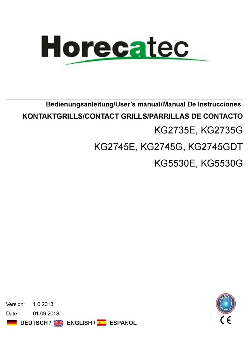 Horecatec KG2735E user manual
