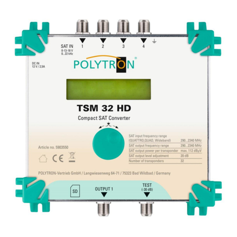 Polytron TSM 32 HD User manual